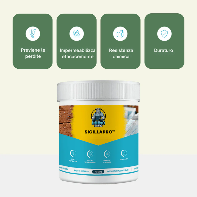 SigillaPro™ - Chiude ogni perdita. Protegge ogni superficie
