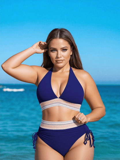 Elegante bikini modellante a vita alta