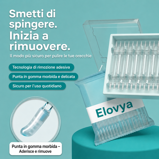 Pulitore auricolare adesivo