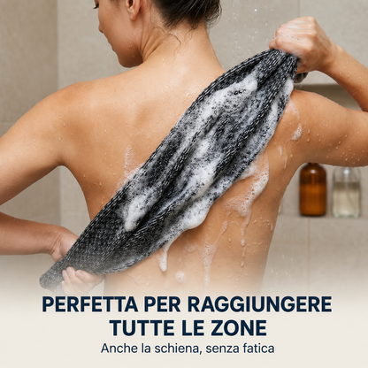 Asciugamano esfoliante Elovya per la doccia
