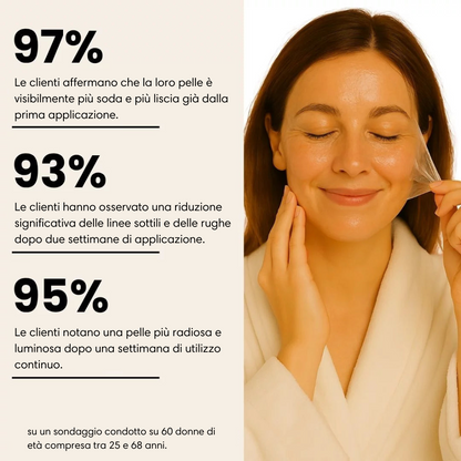 Maschera coreana alla curcuma e collagene