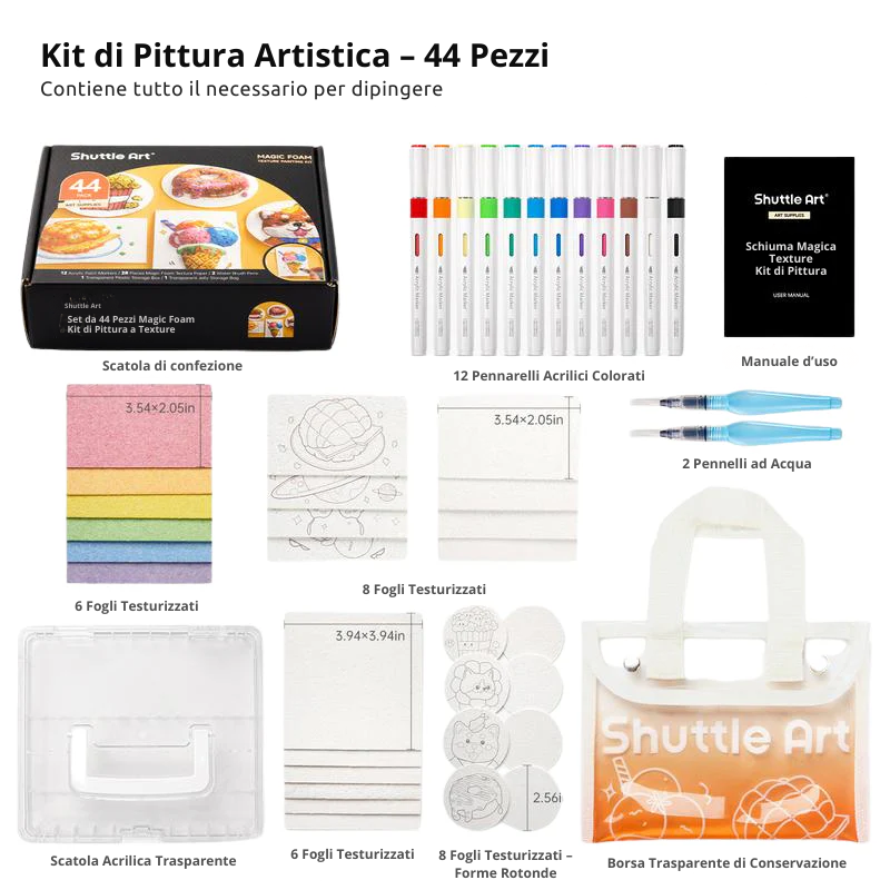 Shuttle Art- Il colore che cresce con te