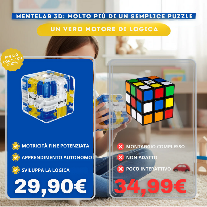 MenteLab 3D - Il divertimento che sviluppa l’ingegno