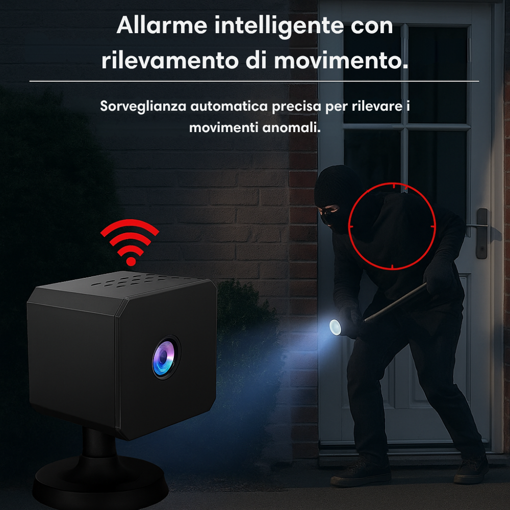 SafeCam Pro™ | Sempre al sicuro – anche senza internet né elettricità
