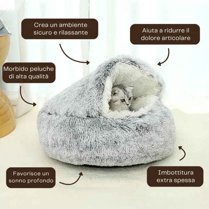 Coccolotto™ – Rifugio Morbido per Cani e Gatti