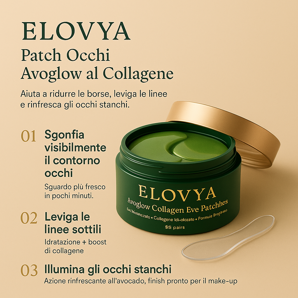 Avoglow - Patch per gli occhi al collagene