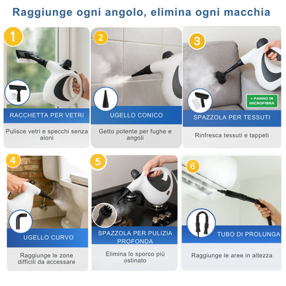 Vaporello - Pulizia profonda, senza sforzo