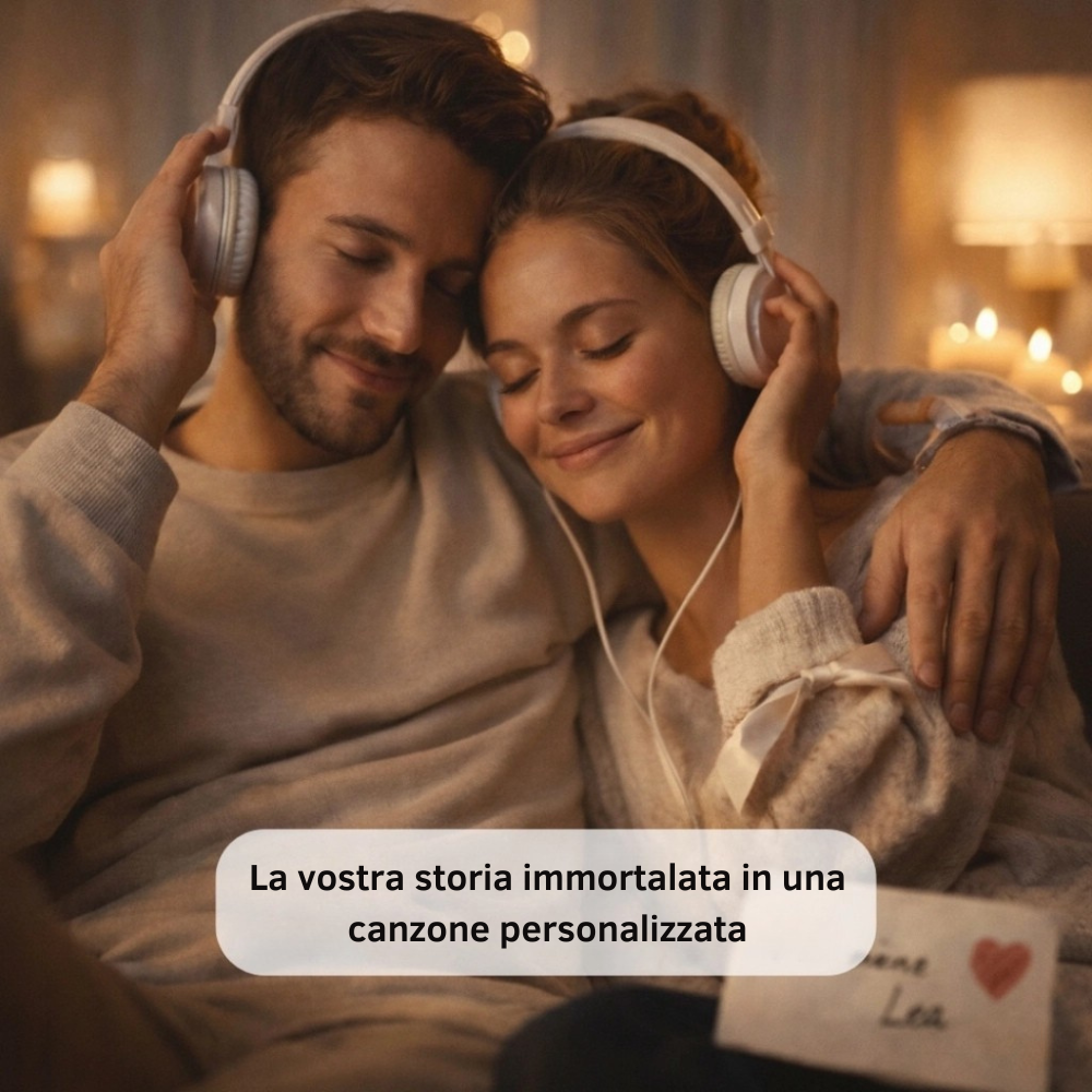 Canzone d'amore personalizzata - La vostra storia trasformata in una canzone unica