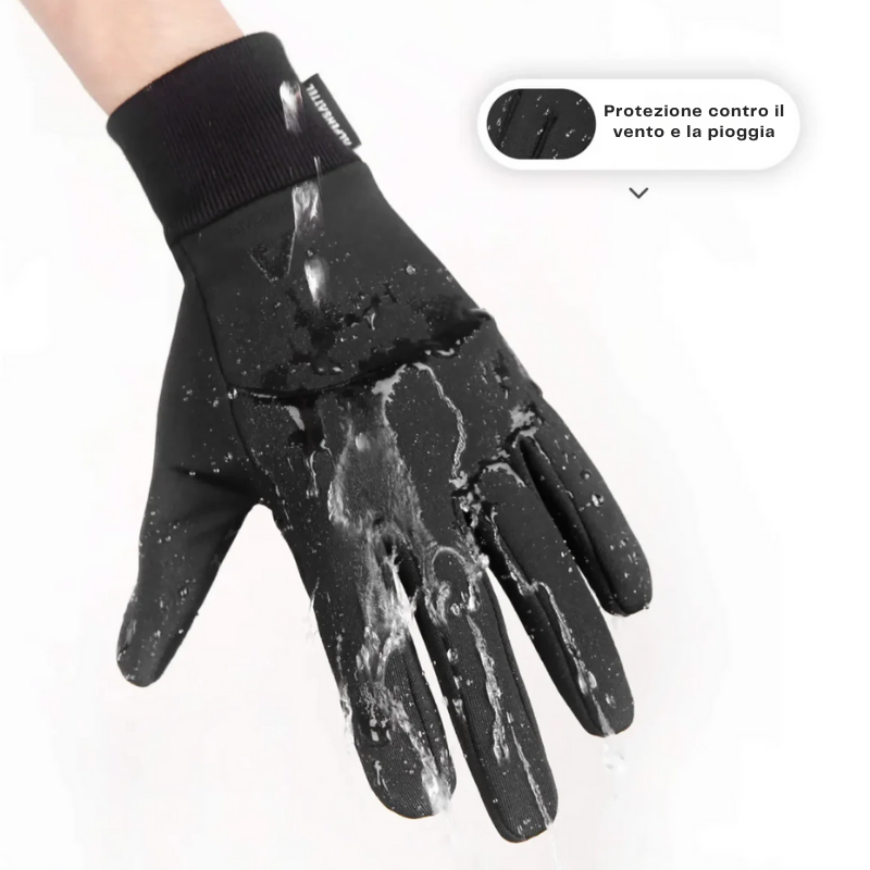GRIPTURA™ – Guanti da Ciclismo Termici Antivento e Impermeabili