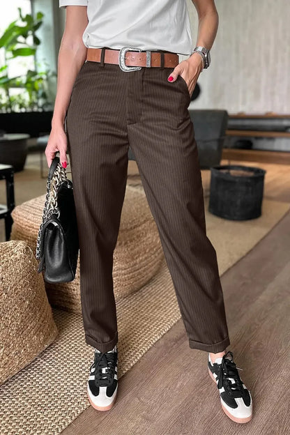 MATHILDA | PANTALONI A RIGHE