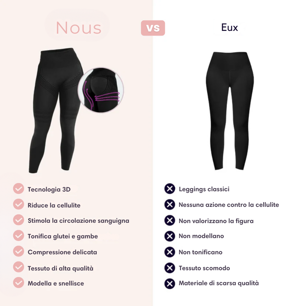 Leggings 3D ELOVYA® — Leviga e modella