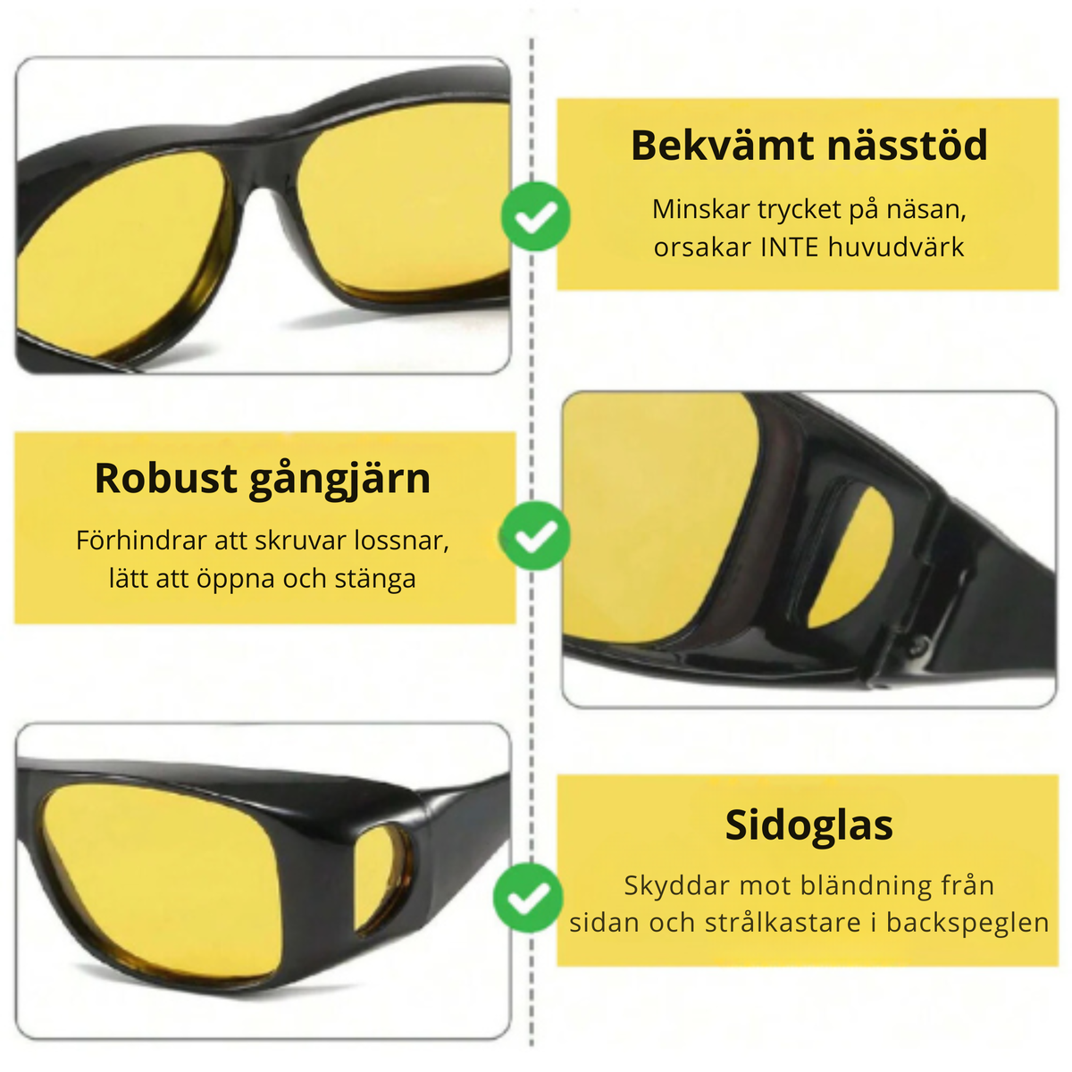 SafeOptics™ Körglasögon