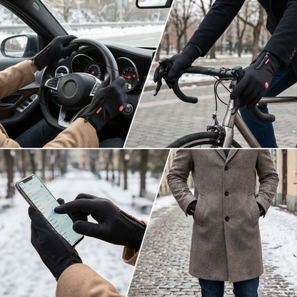 Aura – Guanti Invernali Caldi, Impermeabili e Touchscreen