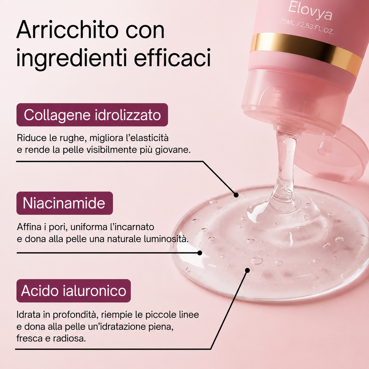 Maschera al bio-collagene + pennello