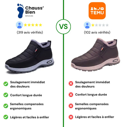 OrthoConfort+™ - Chaussures de marche d'hiver à confort orthopédique