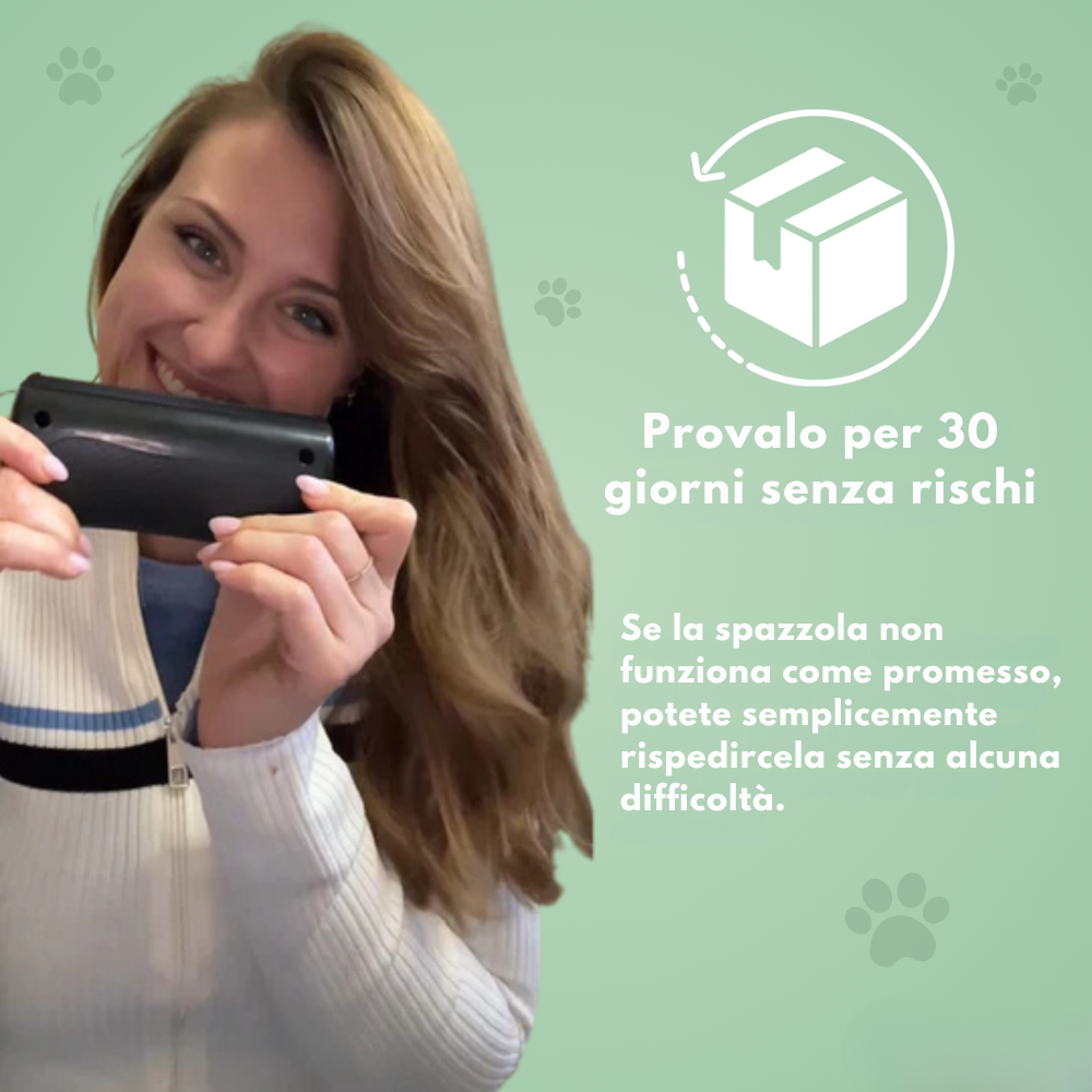 Spazzola per la toelettatura dei cani
