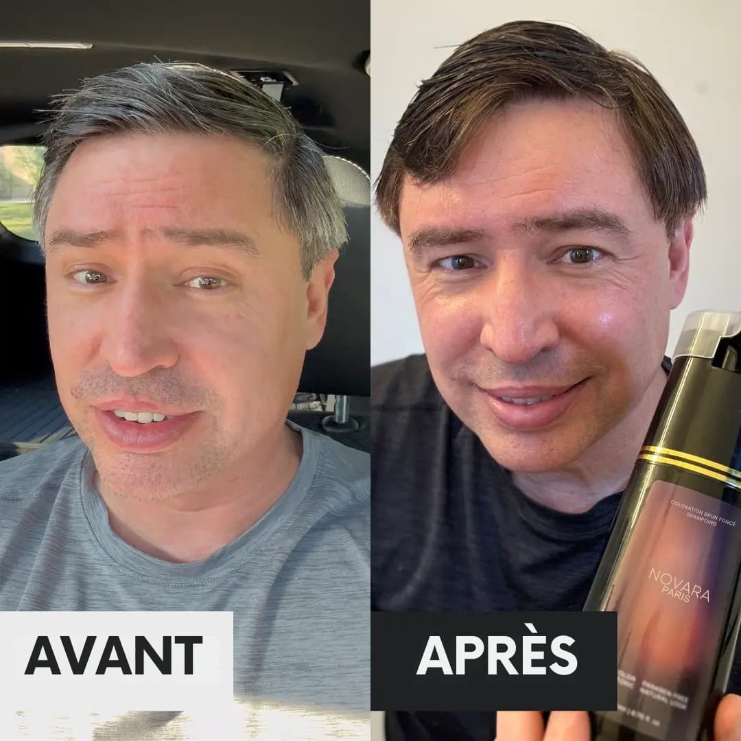 Shampoing colorant instantané Homme