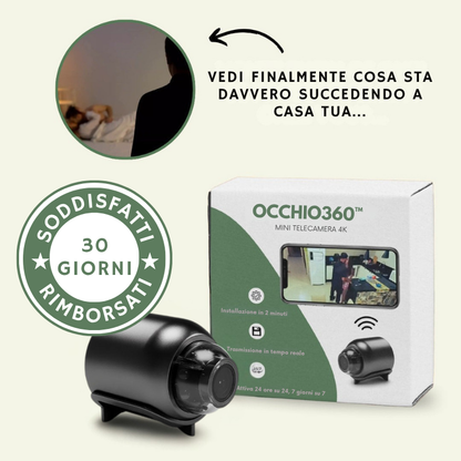 Occhio360™ – Mini Telecamera 4K