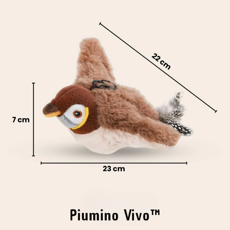 Piumino Vivo™ – Uccellino interattivo per gatti
