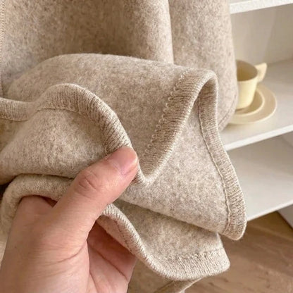 Sciarpa poncho lunga