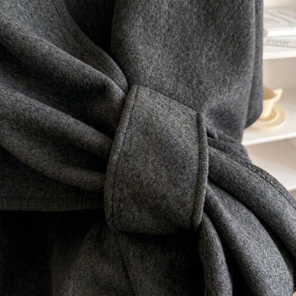 Sciarpa poncho lunga