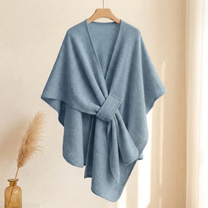 Sciarpa poncho lunga