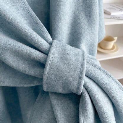 Sciarpa poncho lunga