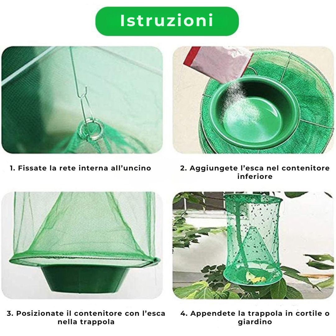 Trappola per insetti da esterno – Proteggi il tuo giardino senza sostanze chimiche