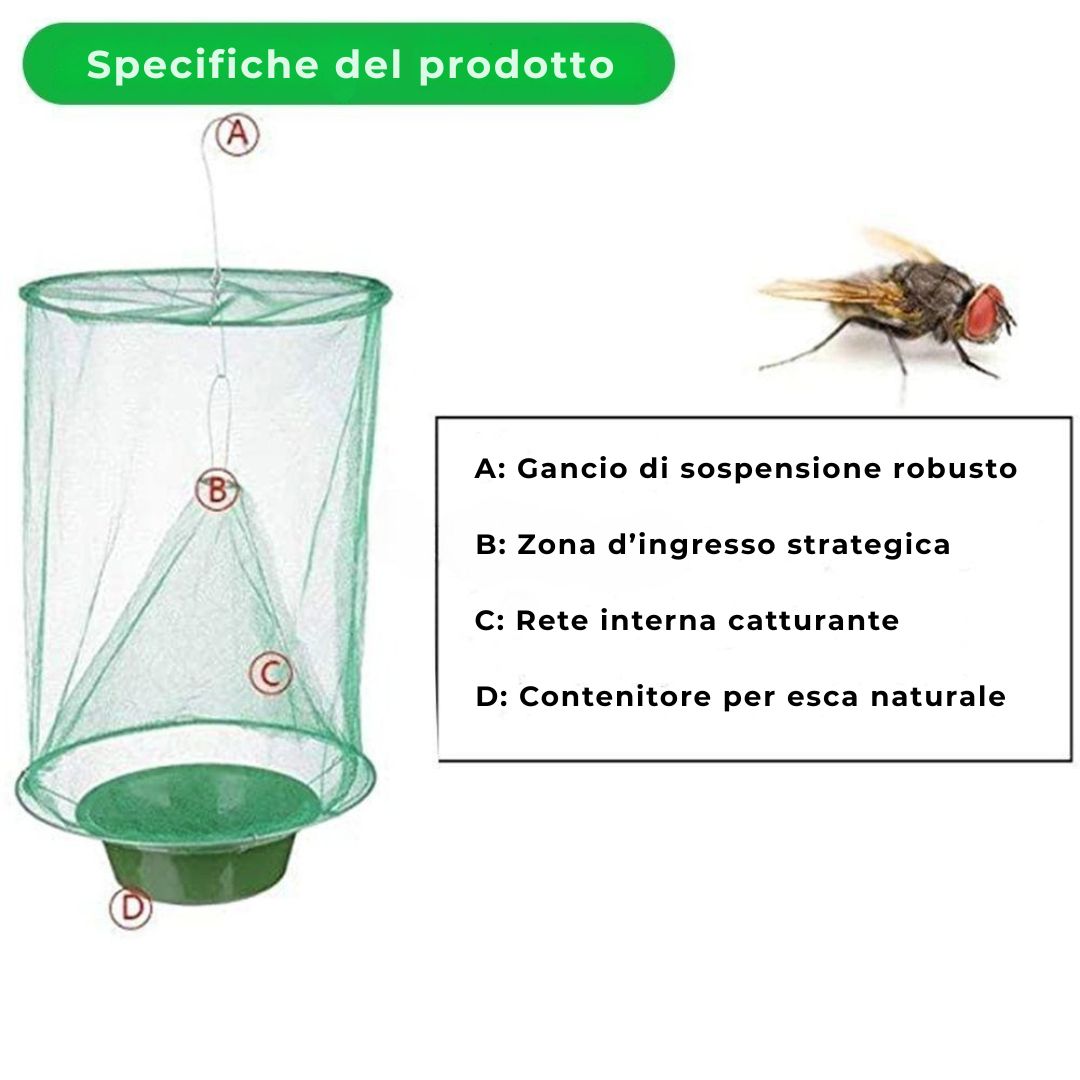 Trappola per insetti da esterno – Proteggi il tuo giardino senza sostanze chimiche