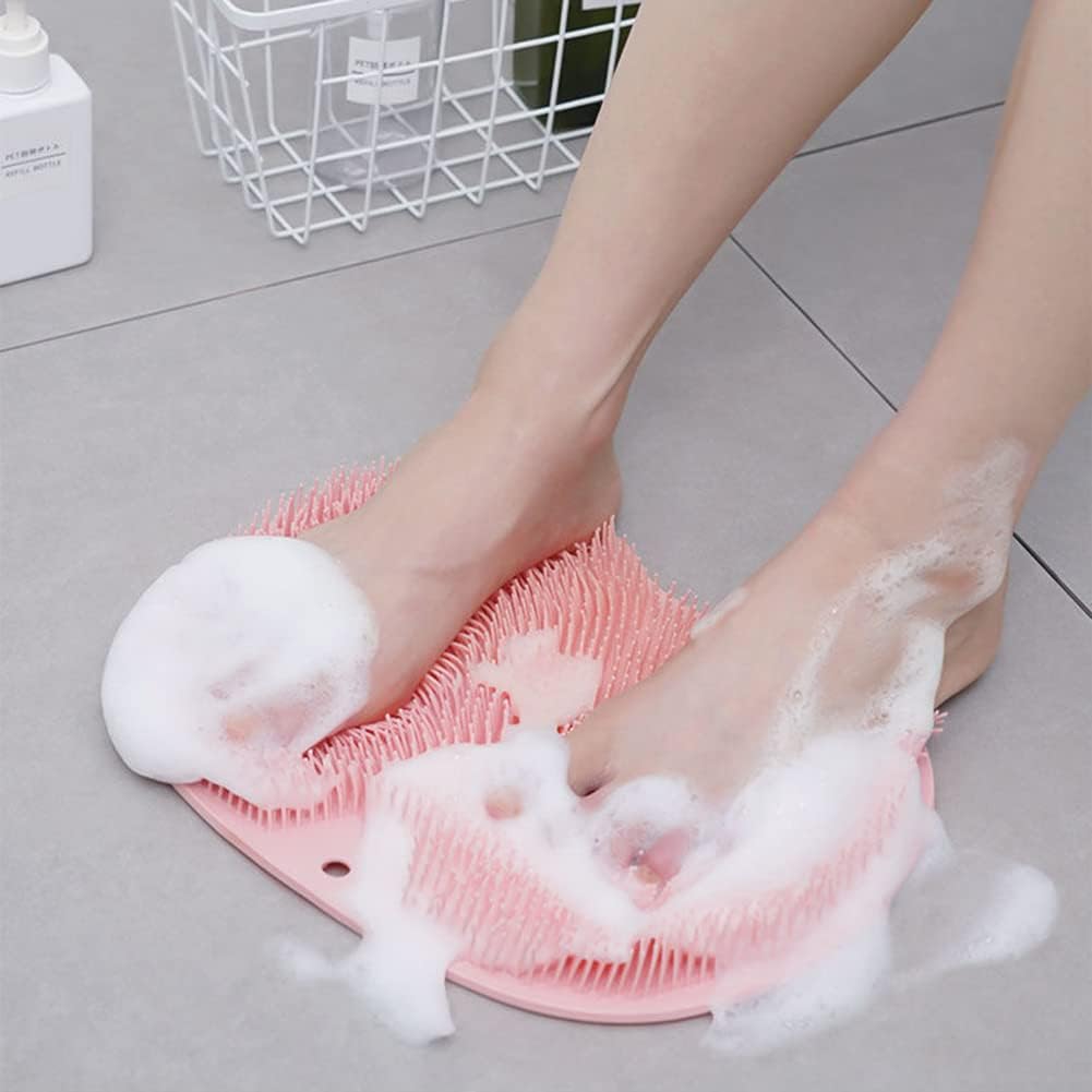 Skrubbmatta för fötter och kropp i duschen