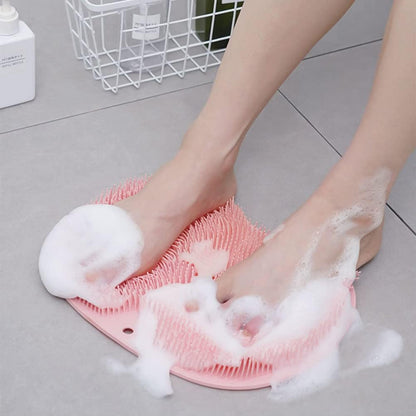 Skrubbmatta för fötter och kropp i duschen