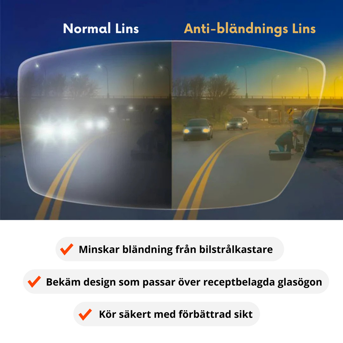 SafeOptics™ Körglasögon