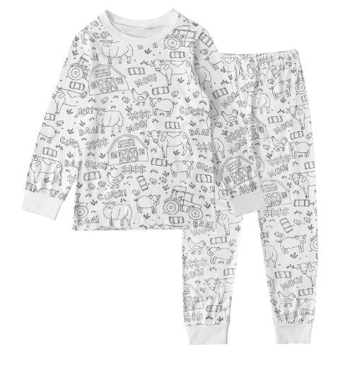 4Little™ | Inkleurbare Kinder Pyjama