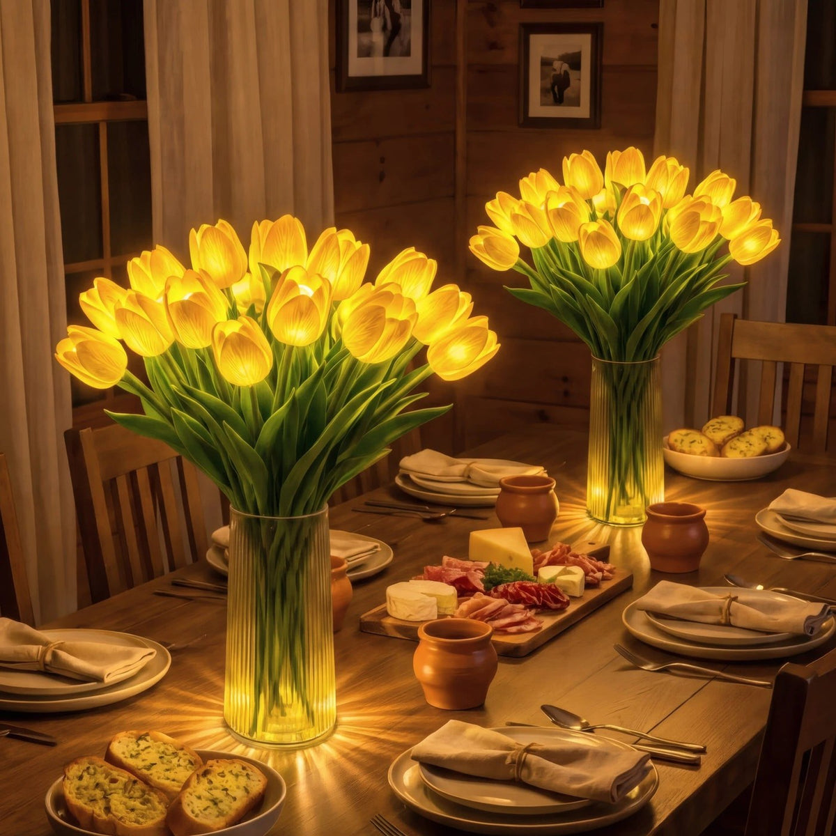 Elovya bouquet di luce, tulipani luminosi
