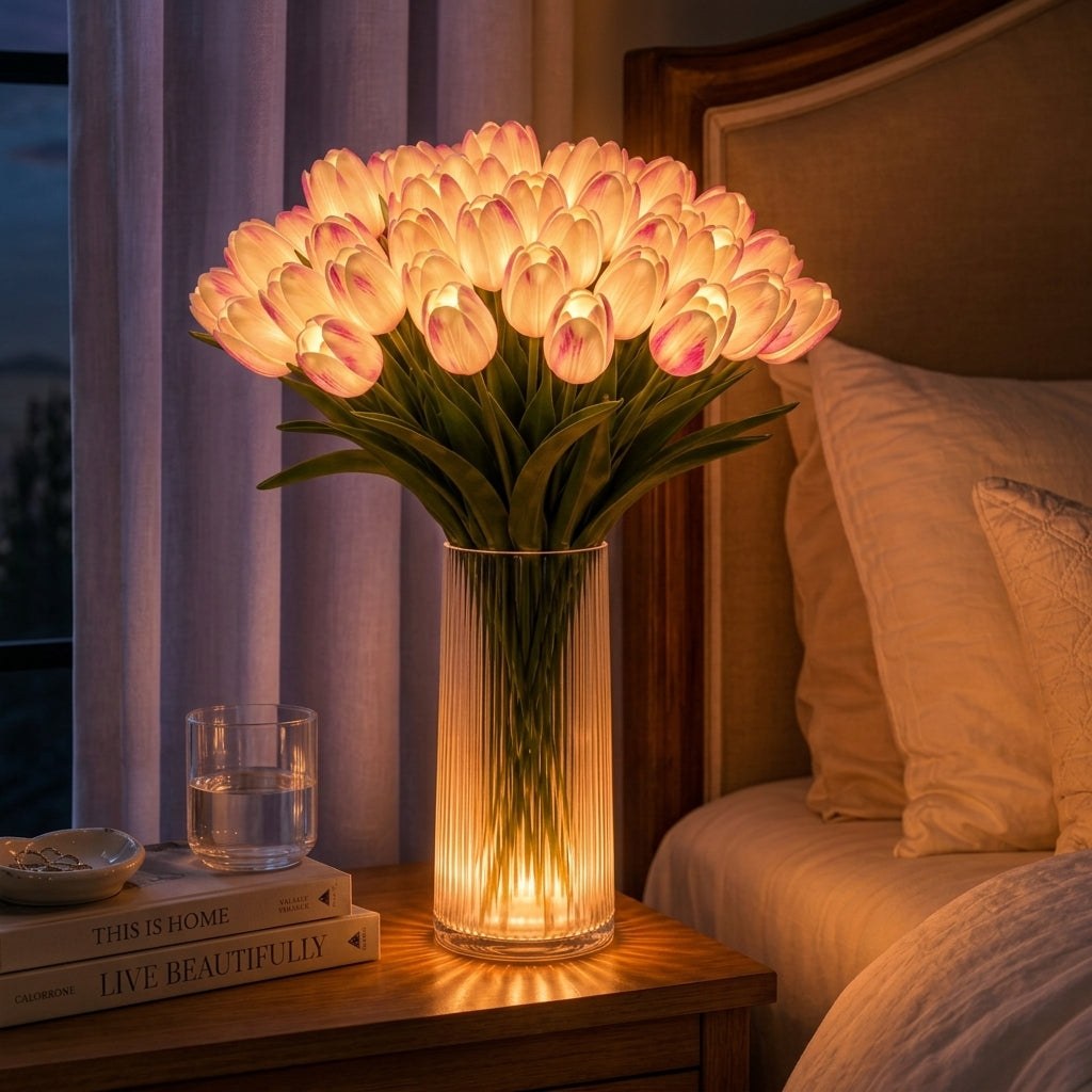 Elovya bouquet di luce, tulipani luminosi