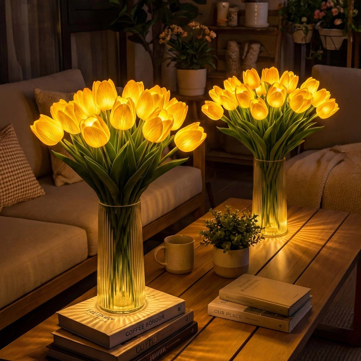Elovya bouquet di luce, tulipani luminosi