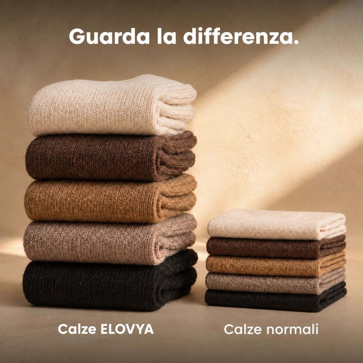 Elovya calze maglione