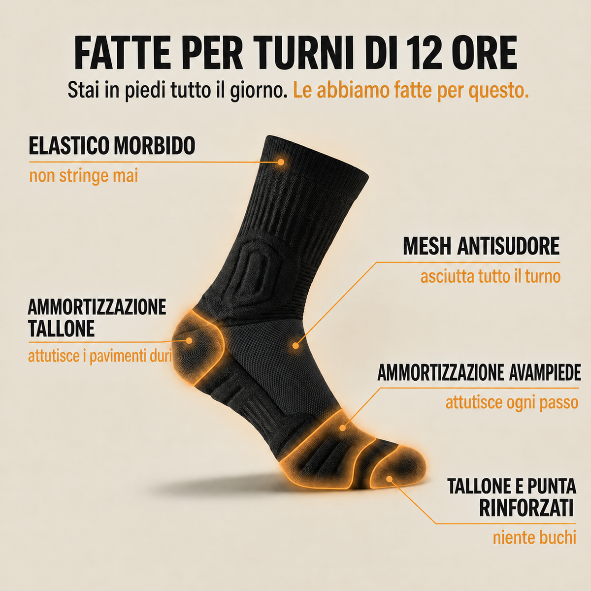 Elovya Calze da Lavoro