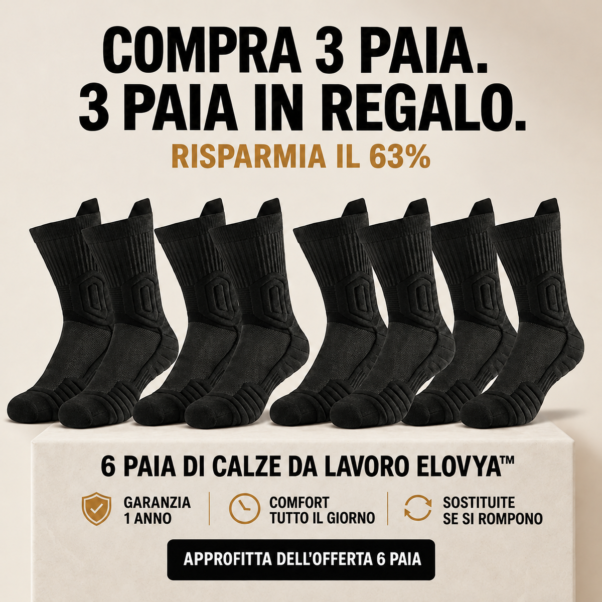 Elovya Calze da Lavoro