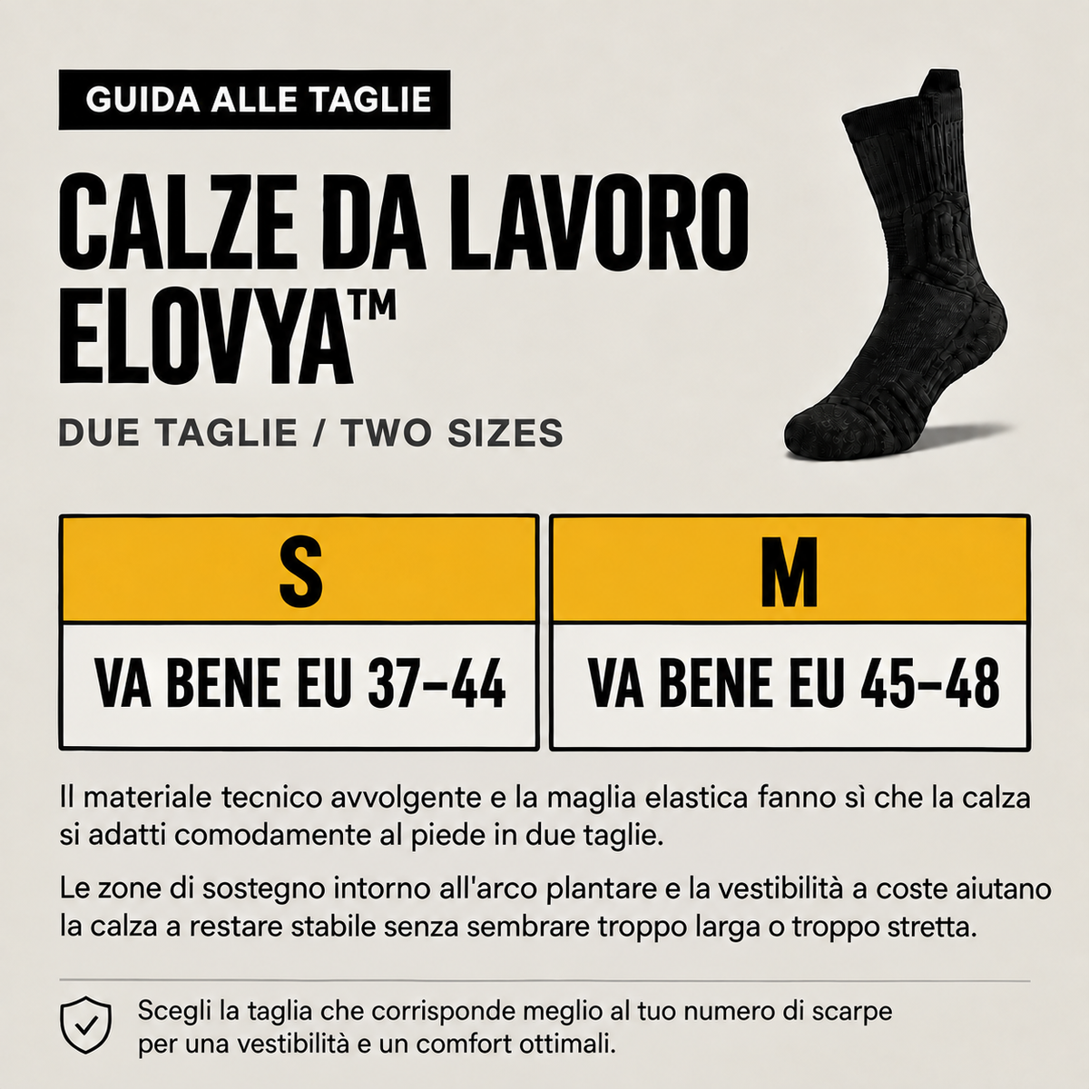 Elovya Calze da Lavoro