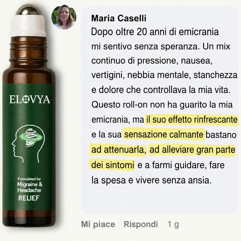 Elovya roll-on emicrania