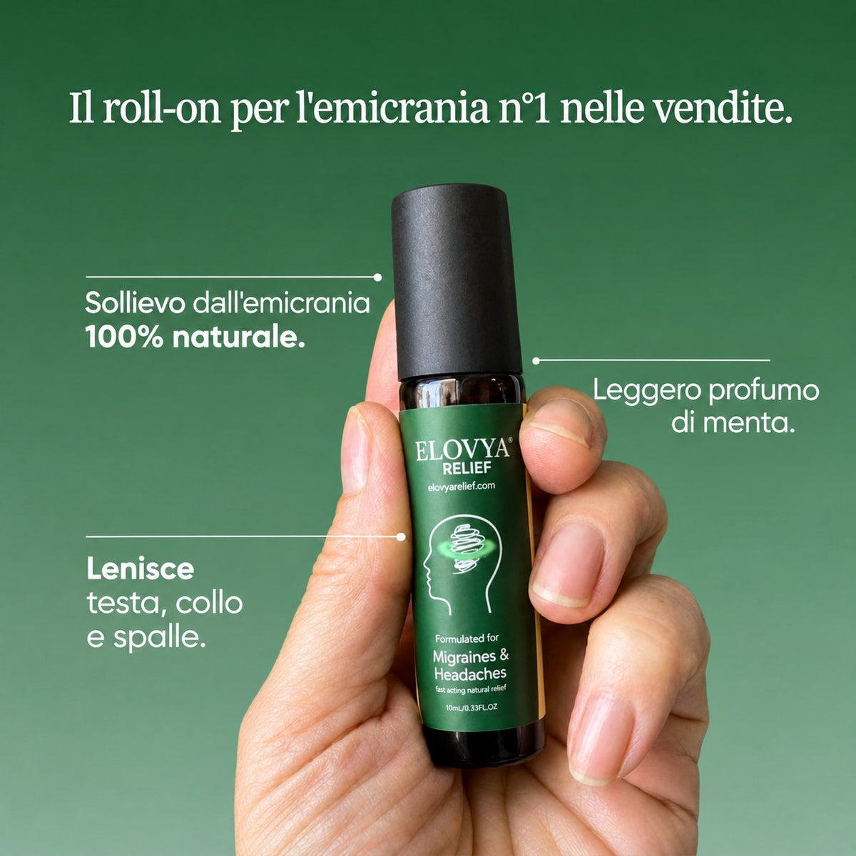 Elovya roll-on emicrania