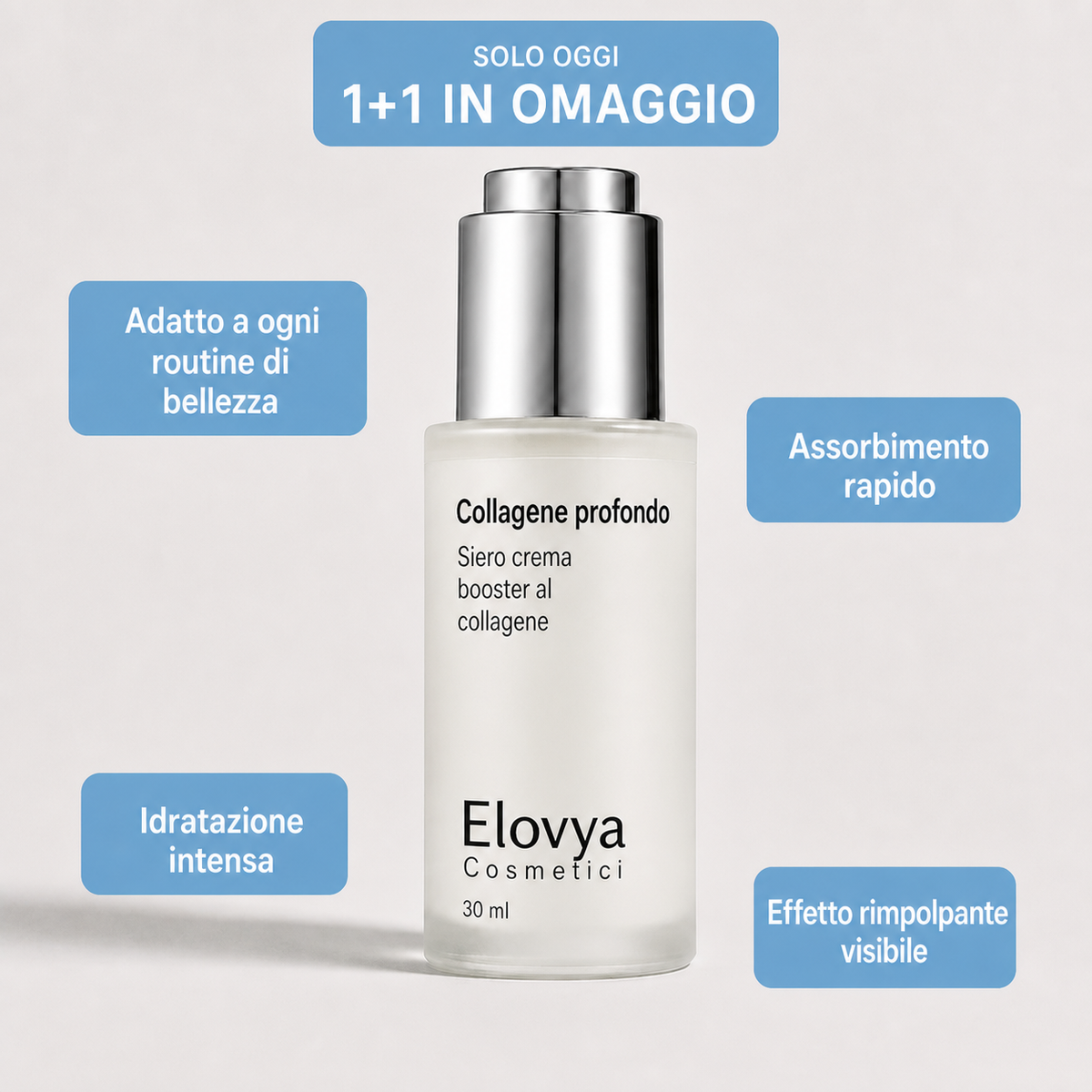 Elovya | Siero coreano al collagene per pelli mature