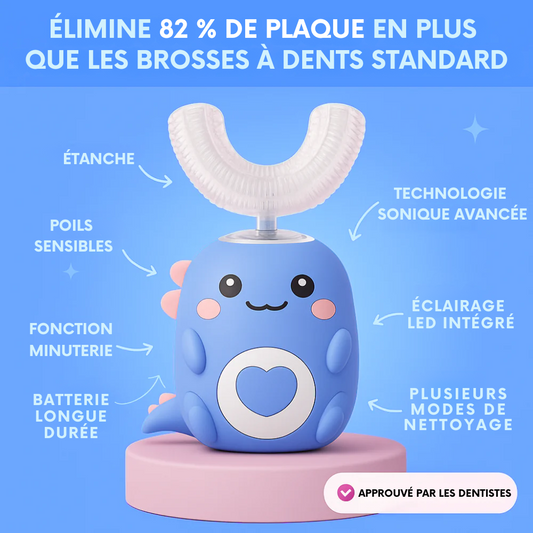 DinoBrush™ – Spazzolino da denti a 360° per bambini