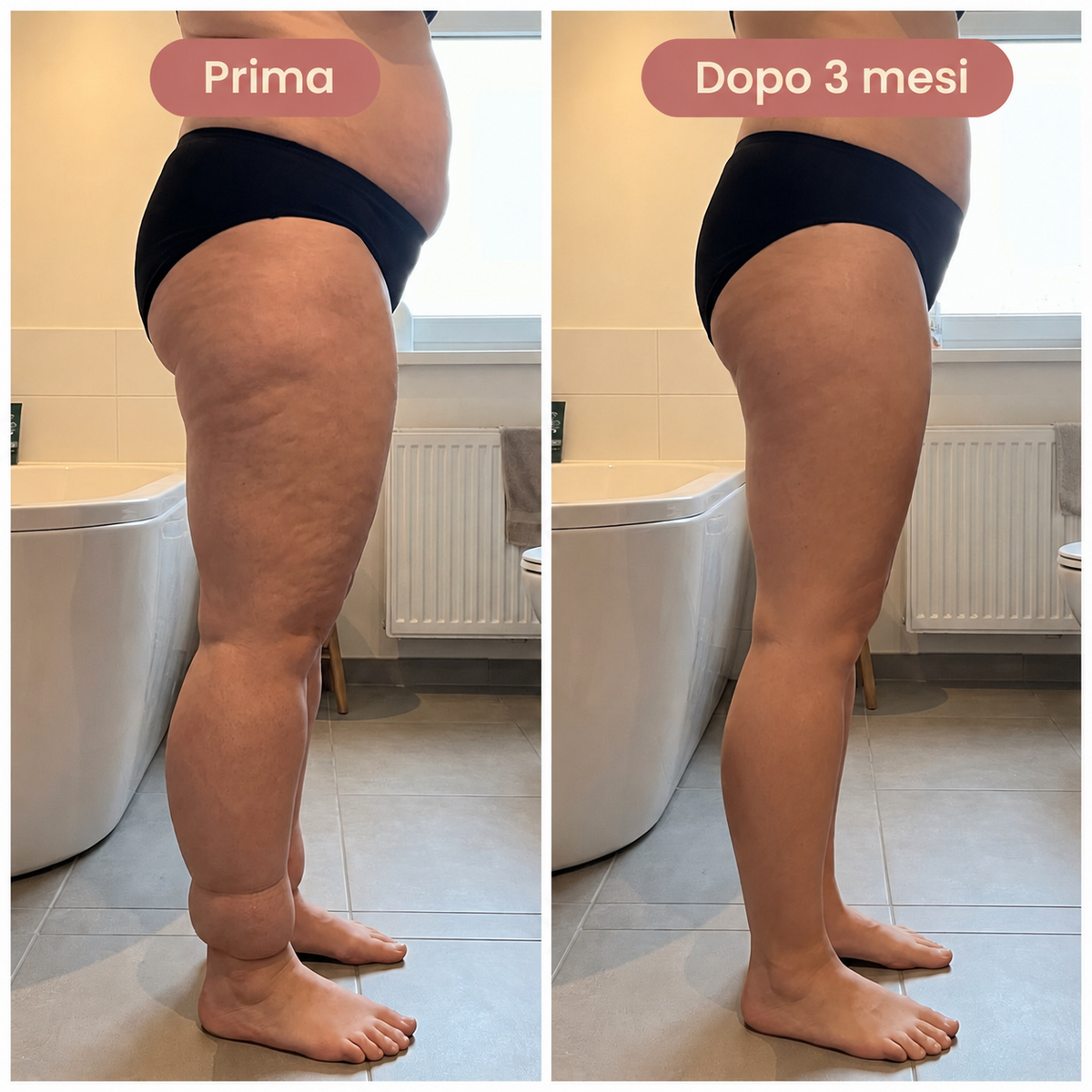 Elovya leggings lipedema compressione 4D