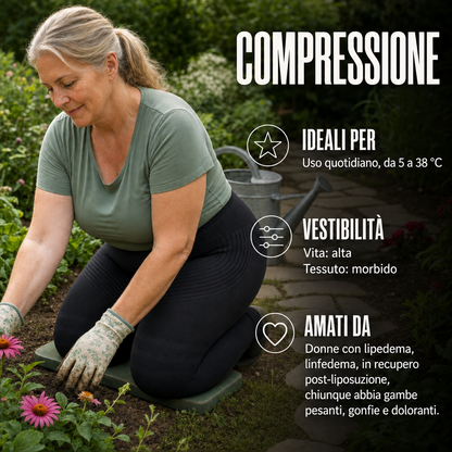 Elovya leggings lipedema compressione 4D