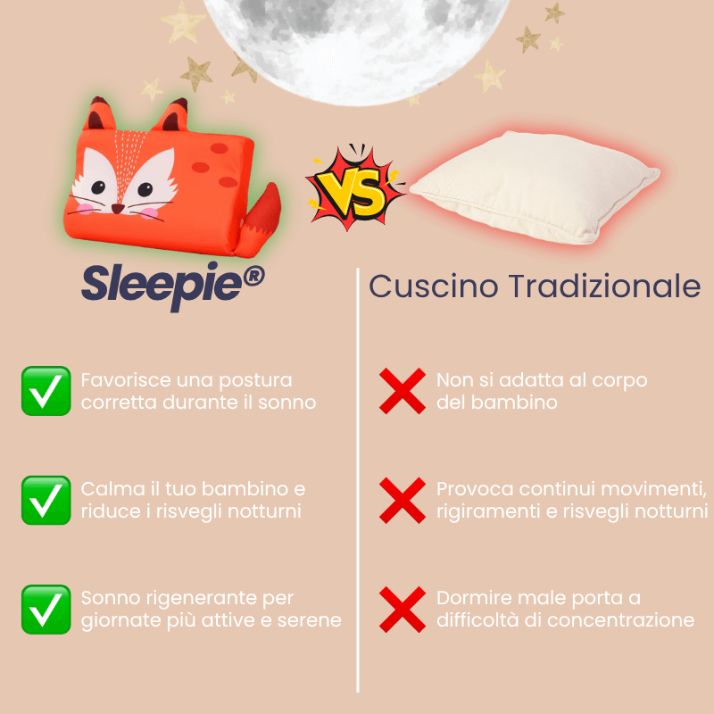 Sleepie® – Il Cuscino Calmante per Bambini
