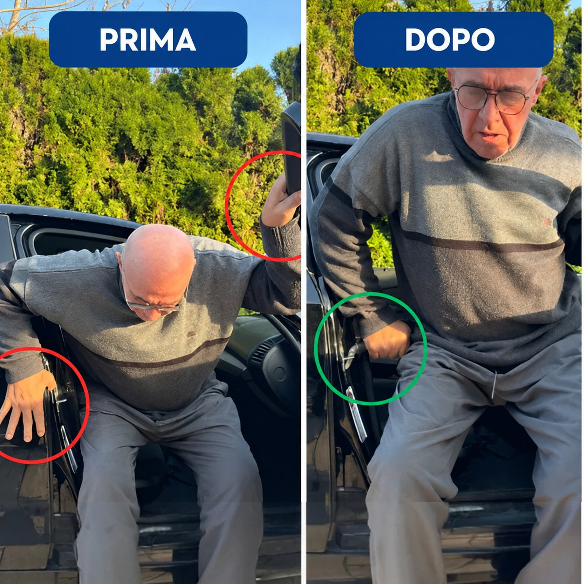 Elovya maniglia di supporto per auto
