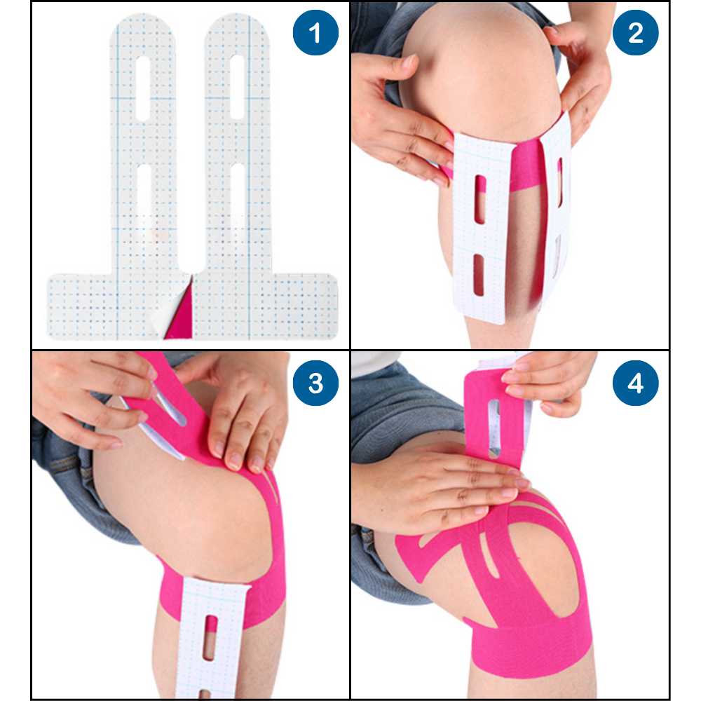Aktopas™ - Confezione da 10 bendaggi adesivi per ginocchio
