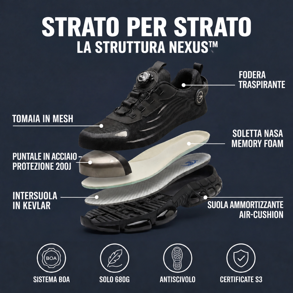 Elovya NEXUS scarpe antinfortunistiche S3